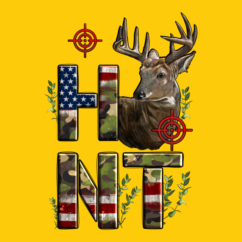 Deer Hunting Usa Flag Premium Hoodie by LillyAllenDesigns | Teevron