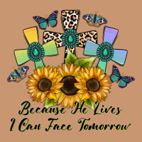 Because He Lives I Can Face Tomorrow Heavyweight Hoodie | Teevron