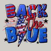 Back The Blue With Lightning Bolt 4th Of July Heavyweight Hoodie | Teevron