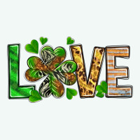 Love Luck With Clover Premium Hoodie | Teevron