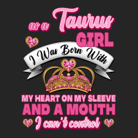 As A Taurus Girl Zodiac Girls Premium Hoodie | Teevron