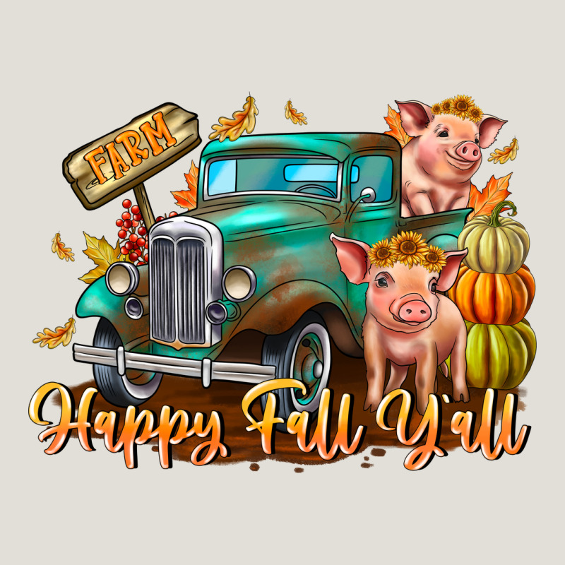 Farm Happy Fall Y'all Heavy Core Tee by CowhideDigitalArt | Teevron