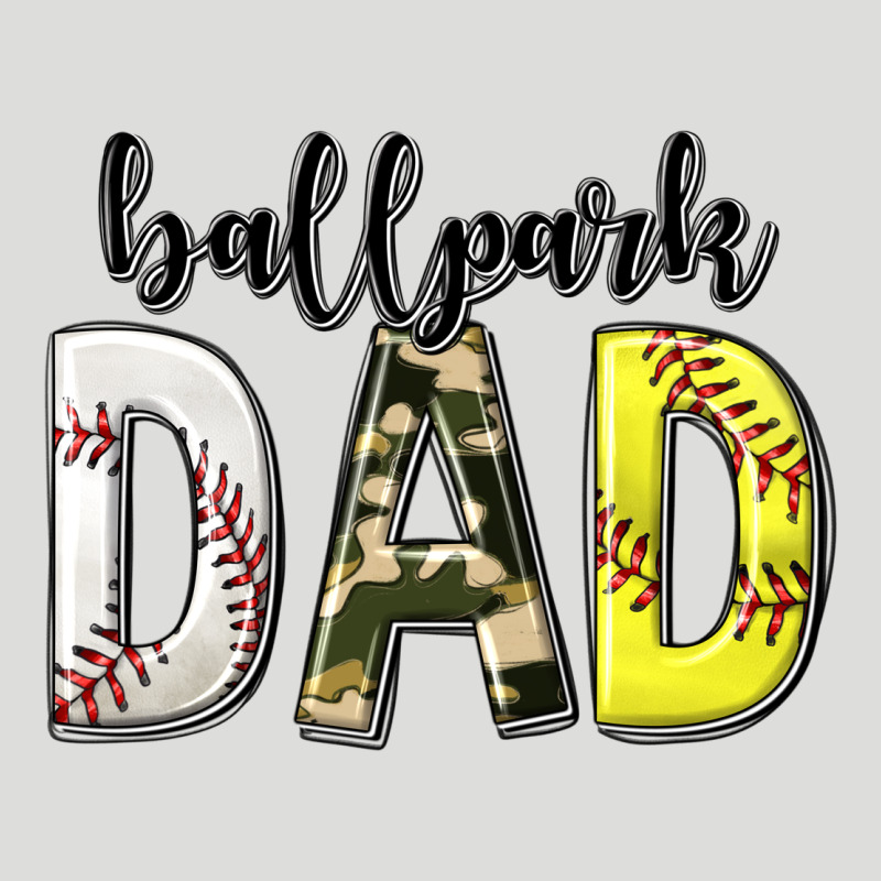 Ballpark Dad With Softball And Baseball Zipper Hoodie by texasbilliewilder | Teevron