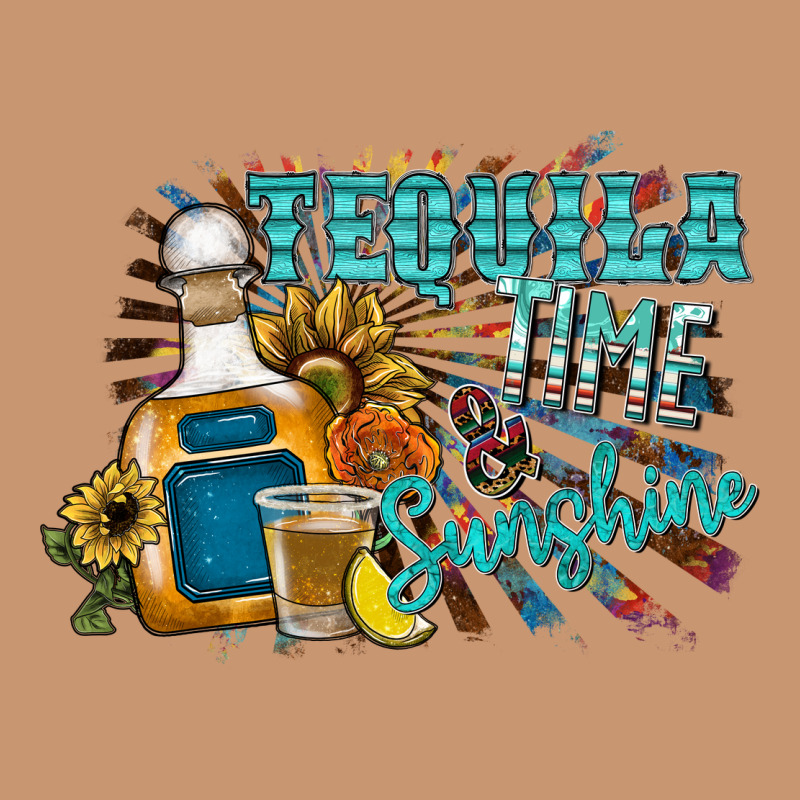 Tequila Time & Sunshine Heavyweight Hoodie by SublimationCraftShop | Teevron