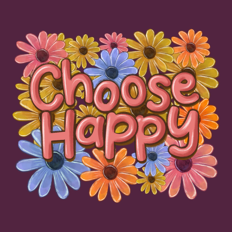Choose Happy Urban Hoodie by MaliasSmallBusiness | Teevron