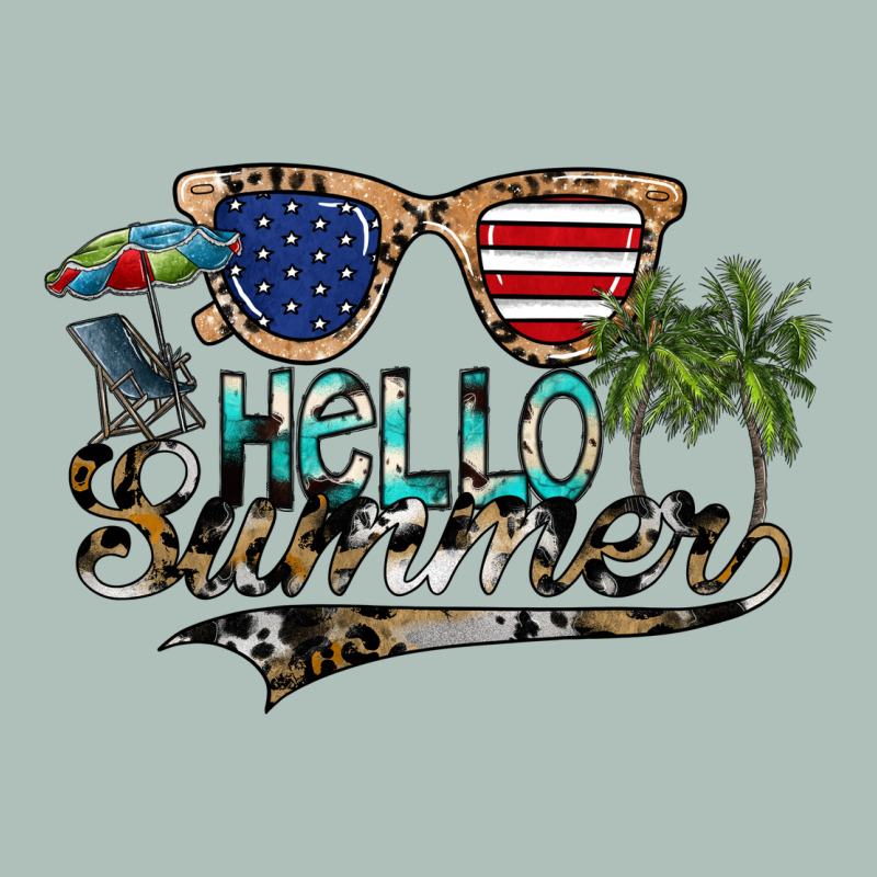 Hello Summer Heavyweight Hoodie by SublimationCraftShop | Teevron