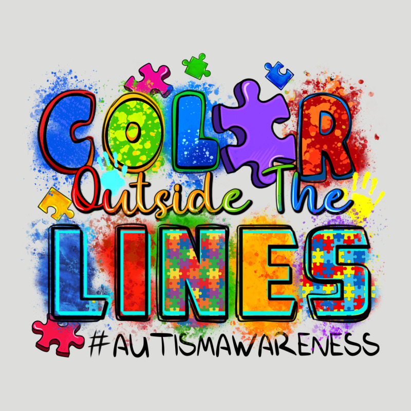 Color Outside The Lines Autism Awareness Zipper Hoodie by Zillion Design Studio | Teevron