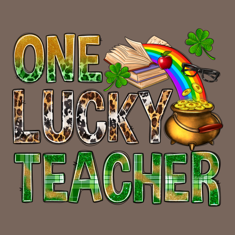 One Lucky Teacher St Patricks Premium Hoodie by NancyCooperArtShop | Teevron