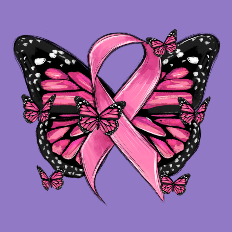 Breast Cancer Ribbon  Butterfly Urban Hoodie by MaliasSmallBusiness | Teevron
