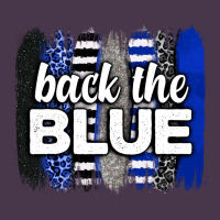 Back The Blue Brushstrokes Heavyweight Hoodie | Teevron