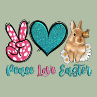 Peace Love Easter With Bunny And Butterfly Urban Heavy Tee | Teevron