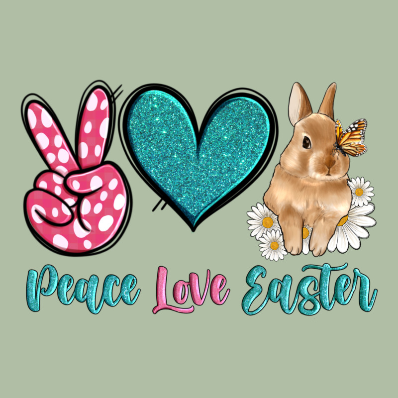 Peace Love Easter With Bunny And Butterfly Urban Heavy Tee by Artiststas | Teevron