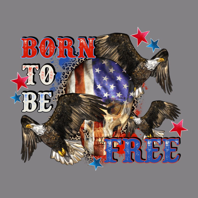 Born To Be Free 4th Of July Heavyweight Hoodie by CowGirlArtShop | Teevron