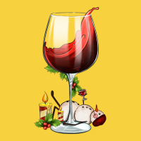 Christmas Wine Glass Premium Sweatshirt | Teevron