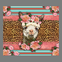 Llama And Roses Glitter Premium Hoodie | Teevron