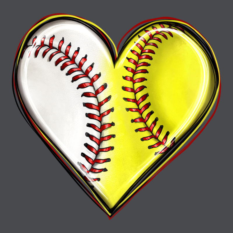 Baseball And Softball Heart Zipper Hoodie by texasbilliewilder | Teevron