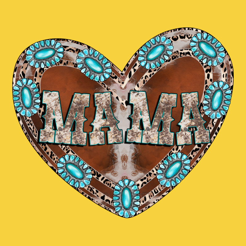 Mama Heart Cowhide Premium Sweatshirt by CowhideDigitalArt | Teevron