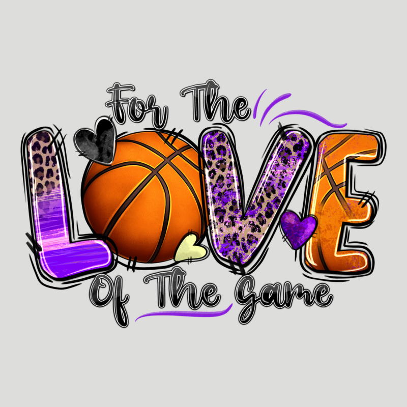 For The Love Of The Game Basketball Zipper Hoodie by Zillion Design Studio | Teevron