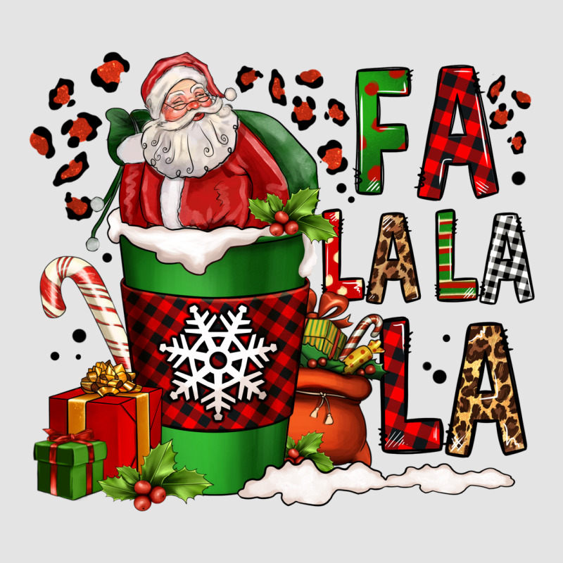 Fa La La La La Christmas Santa Claus Coffee Cup Premium Sweatshirt by FaDigitalArtStudio | Teevron