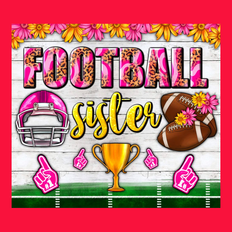 Football Sister Tumbler Classic Tee by BundleAndBundleShop | Teevron