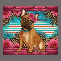French Bulldog Floral Urban Heavy Tee | Teevron