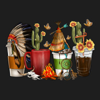 Coffee Cups Indian Headdress Classic Tee | Teevron