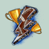 Football Lightning Bolt Zipper Hoodie | Teevron