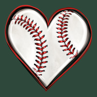 Baseball Heart Zipper Hoodie | Teevron