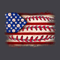 Baseball American Flag Heavyweight Hoodie | Teevron