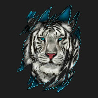 White Tiger Scratch Mark Classic Tee | Teevron