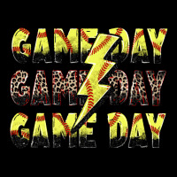 Game Day Game Day Softball Lightning Bolt Zipper Hoodie | Teevron