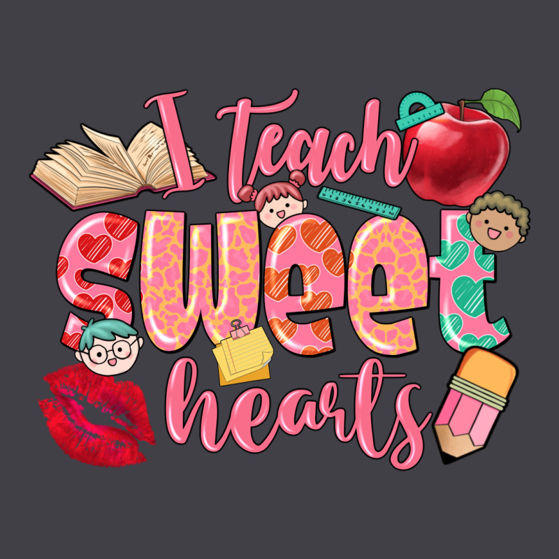 I Teach Sweet Hearts Valentine's Day Teacher Heavyweight Hoodie by FaDigitalArtStudio | Teevron