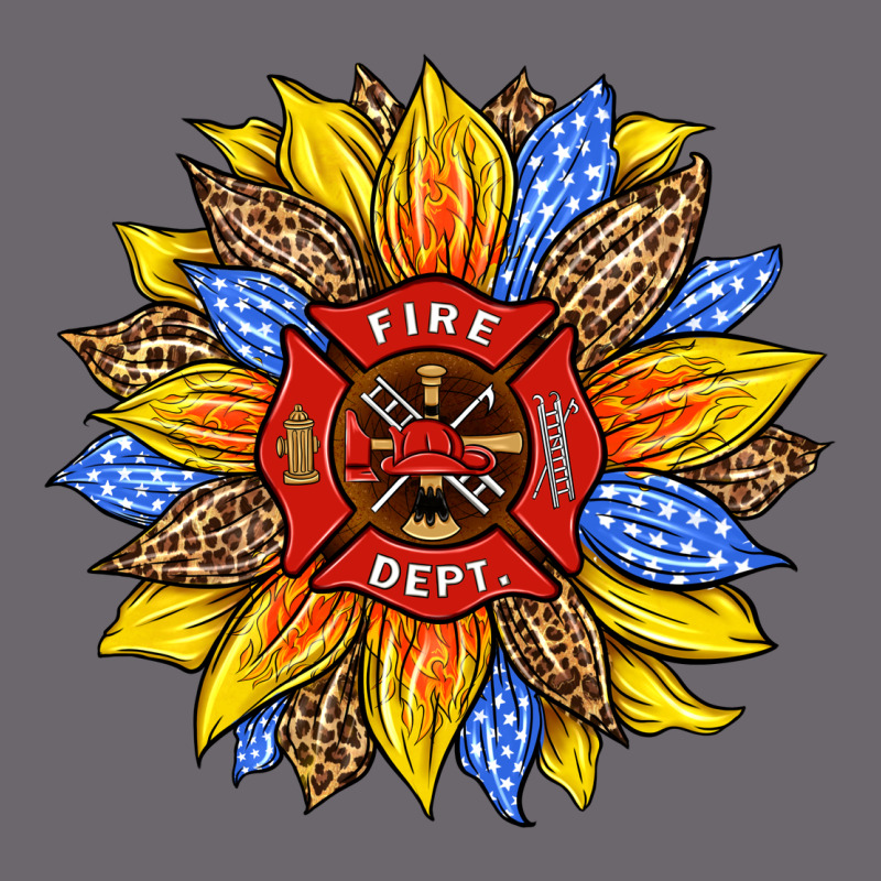 Firefighter Sunflower Premium Sweatshirt by HRA Design Shop | Teevron