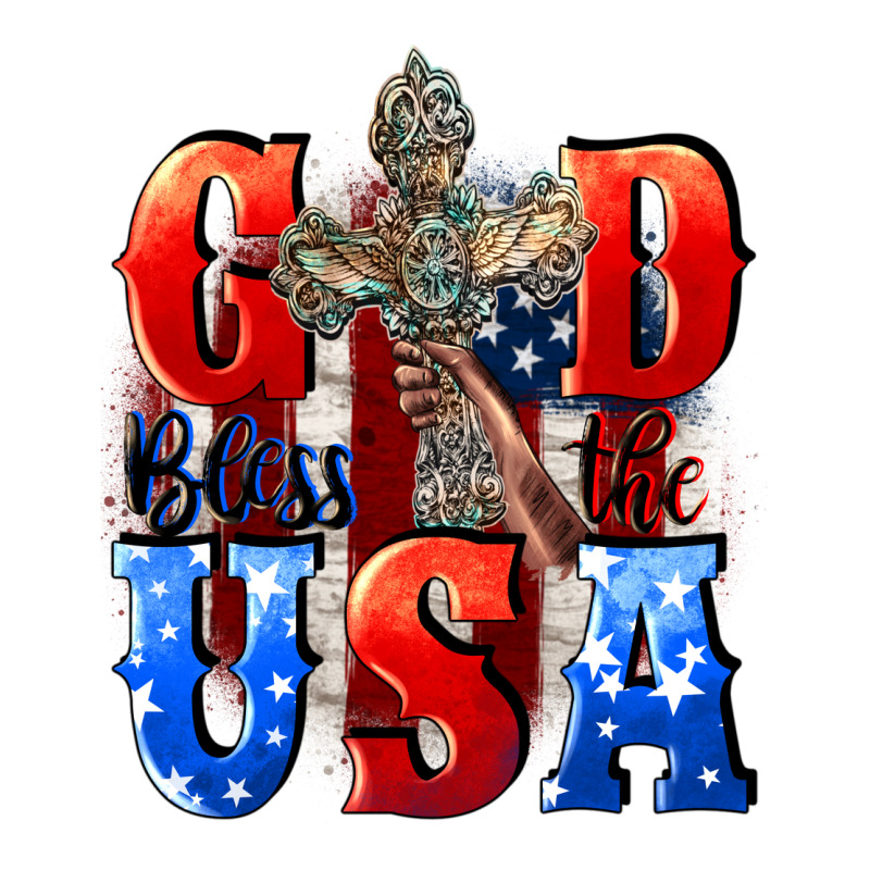 God Bless The Usa  4th Of July Heavyweight Hoodie by CowGirlArtShop | Teevron