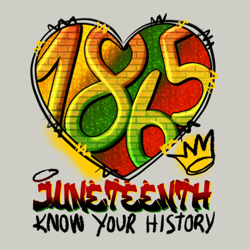 Juneteenth 1865 Graffiti Heavyweight Hoodie by HRA Design Shop | Teevron
