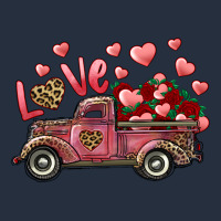 Love Truck With Roses And Leopard Zipper Hoodie | Teevron