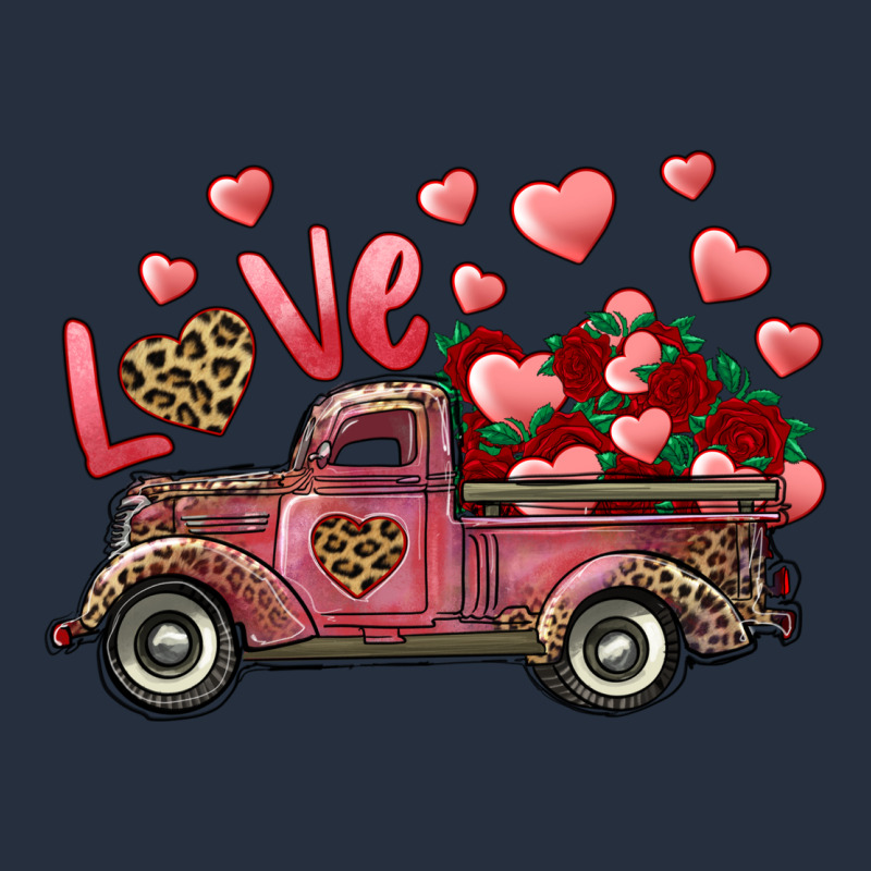 Love Truck With Roses And Leopard Zipper Hoodie by RanaPortraitStore | Teevron