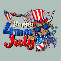 Happy 4th Of July Cow Heavyweight Hoodie | Teevron