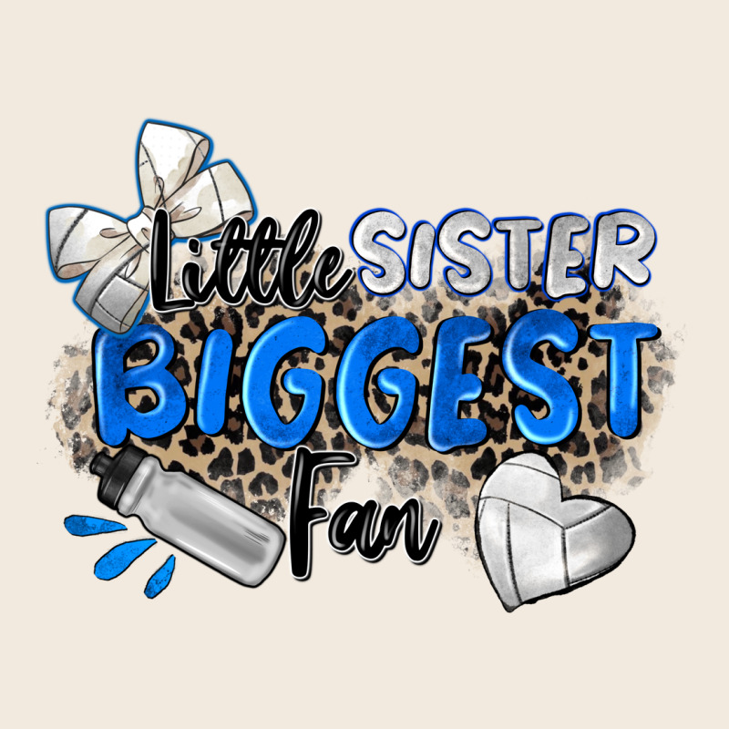 Little Sister Biggest Fan Volleyball Zipper Hoodie by Zillion Design Studio | Teevron