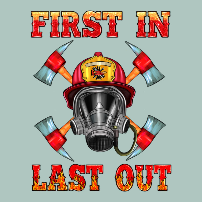 Firefighter Face Mask With Axes Premium Sweatshirt by HRA Design Shop | Teevron