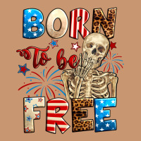 Born To Be Free With Skeleton 4th Of July Heavyweight Hoodie | Teevron