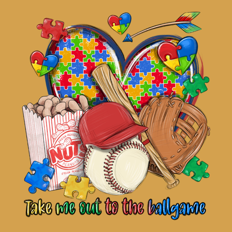 Take Me Out To The Ballgame  Autism Baseball Urban Hoodie by MaliasSmallBusiness | Teevron