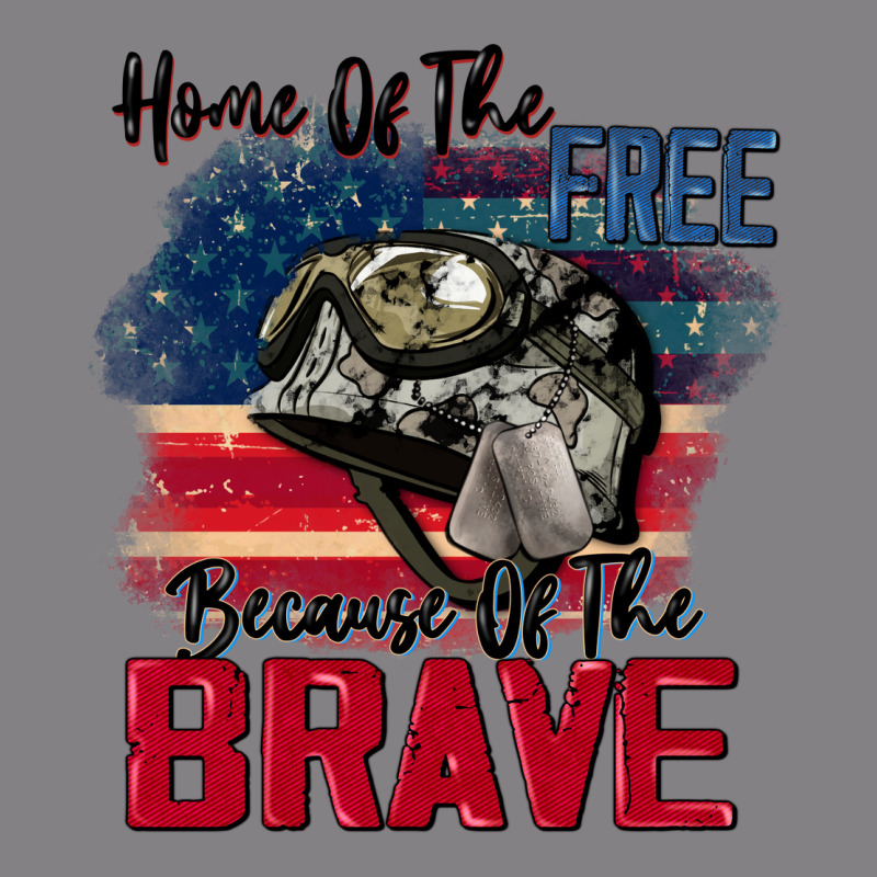 Home Of The Free Because Of The Brave 4th Of July Heavyweight Hoodie by CowGirlArtShop | Teevron