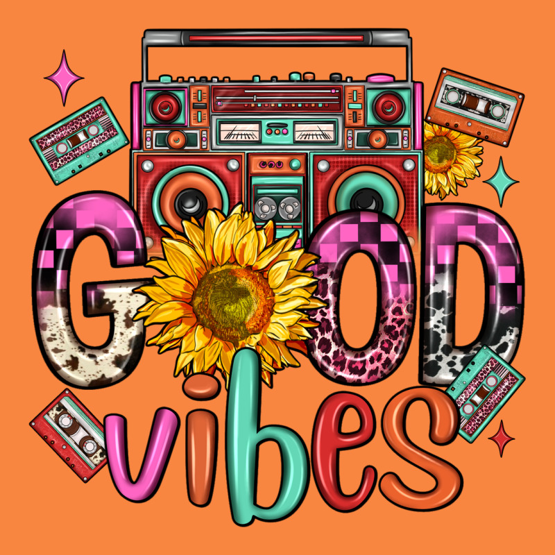 Good Vibes Cassette Boombox Premium Sweatshirt by FaDigitalArtStudio | Teevron