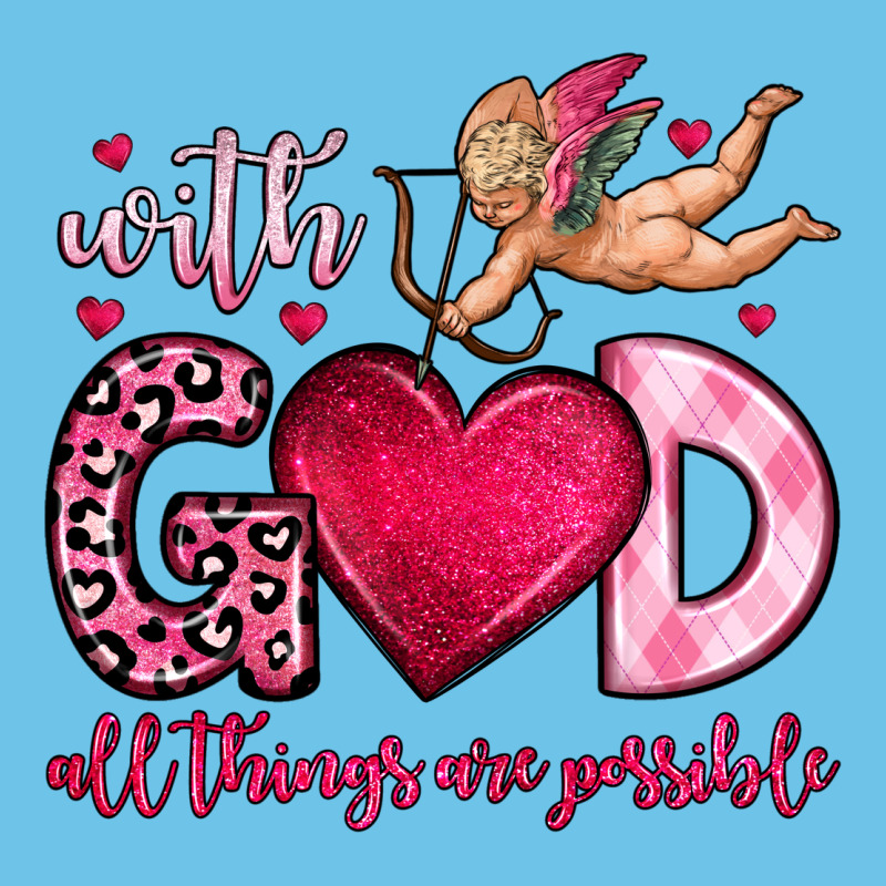 With God All Things Are Possible Premium Sweatshirt by OliviaCreatesArt | Teevron
