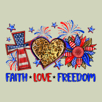 Faith Love Freedom Heavyweight Hoodie | Teevron