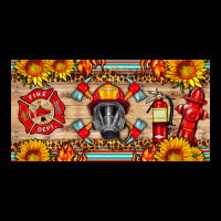 Firefighter Air Mask Sunflower And Elementary License Plate Premium Sweatshirt | Teevron