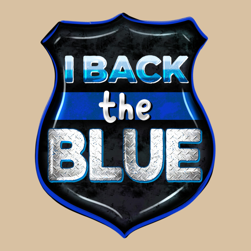 I Back The Blue 4th Of July Heavyweight Hoodie by CowGirlArtShop | Teevron