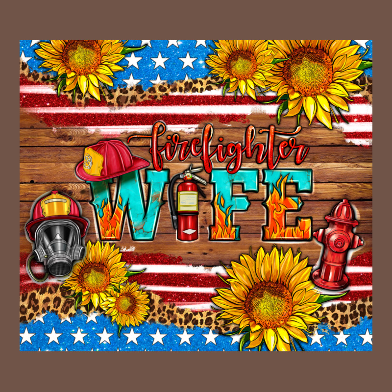 American Flag Firefighter Wife Premium Sweatshirt by HRA Design Shop | Teevron