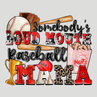 Somebody's Loud Mouth Baseball Mama Zipper Hoodie | Teevron